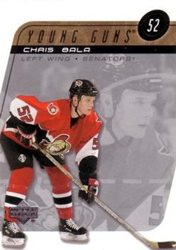 #216 Chris Bala - Ottawa Senators - 2002-03 Upper Deck Hockey