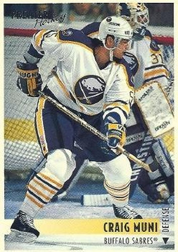#216 Craig Muni - Buffalo Sabres - 1994-95 Topps Premier Hockey
