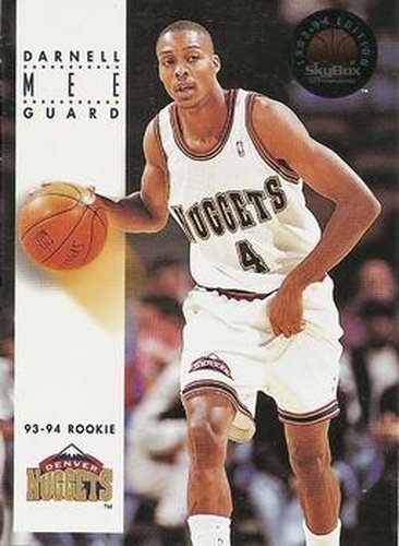 #216 Darnell Mee - Denver Nuggets - 1993-94 SkyBox Premium Basketball
