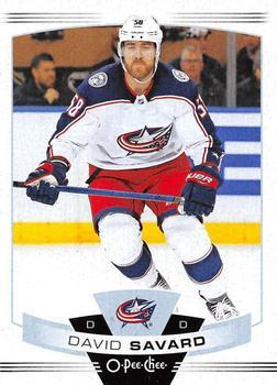 #216 David Savard - Columbus Blue Jackets - 2019-20 O-Pee-Chee Hockey
