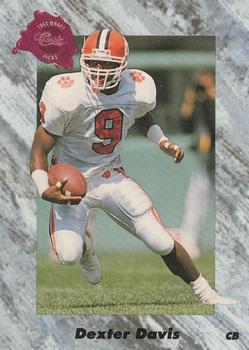 #216 Dexter Davis - Phoenix Cardinals - 1991 Classic Four Sport