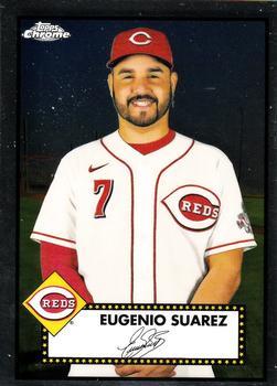 #216 Eugenio Suarez - Cincinnati Reds - 2021 Topps Chrome Platinum Anniversary Baseball