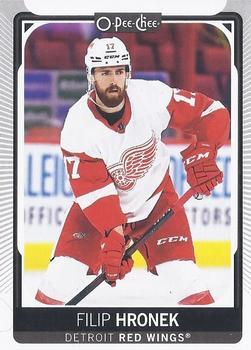 #216 Filip Hronek - Detroit Red Wings - 2021-22 O-Pee-Chee Hockey
