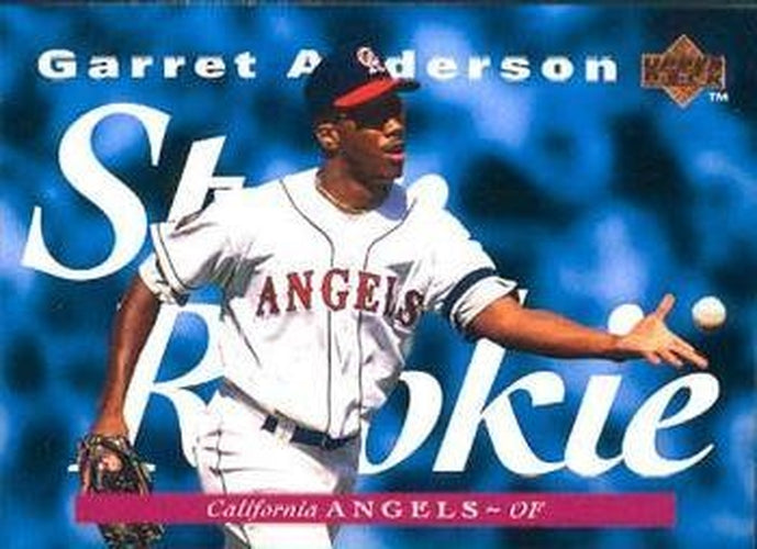 #216 Garret Anderson - California Angels - 1995 Upper Deck Baseball