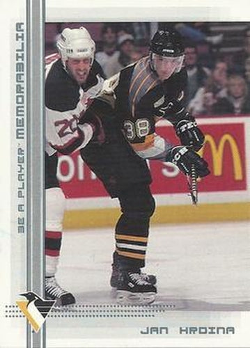 #216 Jan Hrdina - Pittsburgh Penguins - 2000-01 Be a Player Memorabilia Hockey