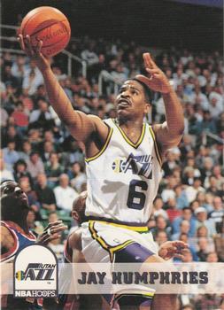 #216 Jay Humphries - Utah Jazz - 1993-94 Hoops Basketball