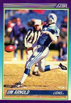 #216 Jim Arnold - Detroit Lions - 1990 Score Football