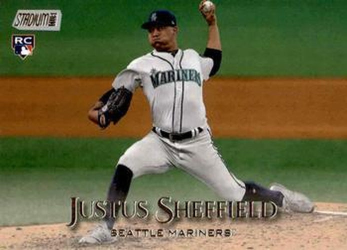 #216 Justus Sheffield - Seattle Mariners - 2019 Stadium Club Baseball