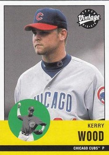 #216 Kerry Wood - Chicago Cubs - 2001 Upper Deck Vintage Baseball