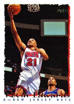 #216 Kevin Edwards - New Jersey Nets - 1994-95 Topps Basketball