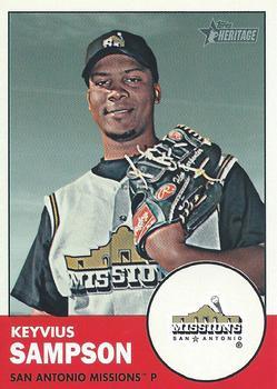 #216 Keyvius Sampson - San Antonio Missions - 2012 Topps Heritage Minor League Baseball