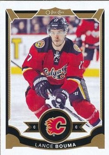 #216 Lance Bouma - Calgary Flames - 2015-16 O-Pee-Chee Hockey