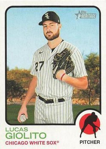 #216 Lucas Giolito - Chicago White Sox - 2022 Topps Heritage Baseball