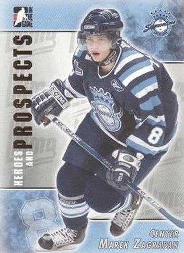 #216 Marek Zagrapan - Chicoutimi Sagueneens - 2004-05 In The Game Heroes and Prospects Hockey