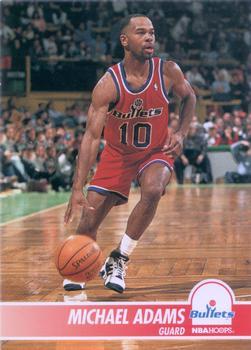 #216 Michael Adams - Washington Bullets - 1994-95 Hoops Basketball