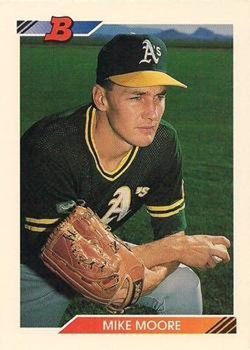 #216 Mike Moore - Oakland Athletics - 1992 Bowman Baseball