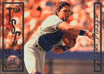 #216 Mike Piazza - Los Angeles Dodgers - 1996 Stadium Club Baseball