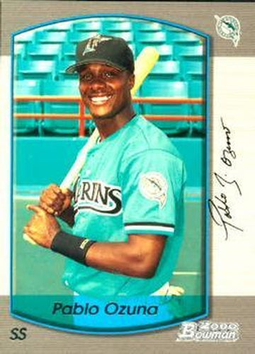 #216 Pablo Ozuna - Florida Marlins - 2000 Bowman Baseball