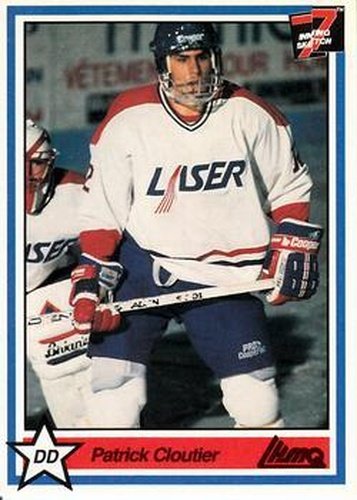 #216 Patrick Cloutier - Saint-Hyacinthe Laser - 1990-91 7th Inning Sketch QMJHL Hockey