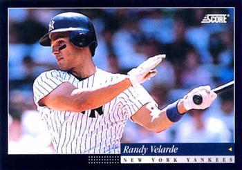 #216 Randy Velarde - New York Yankees -1994 Score Baseball