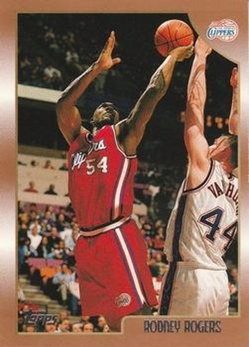 #216 Rodney Rogers - Los Angeles Clippers - 1998-99 Topps Basketball