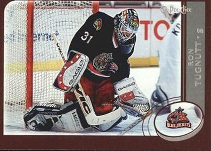 #216 Ron Tugnutt - Columbus Blue Jackets - 2002-03 O-Pee-Chee Hockey