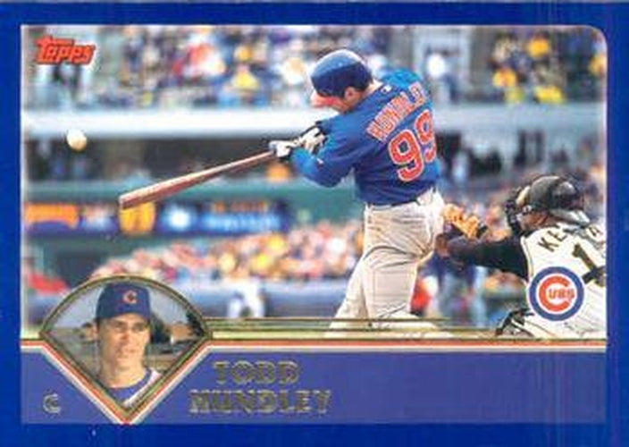 #216 Todd Hundley - Chicago Cubs - 2003 Topps Baseball