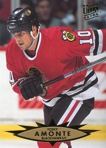 #216 Tony Amonte - Chicago Blackhawks - 1995-96 Ultra Hockey