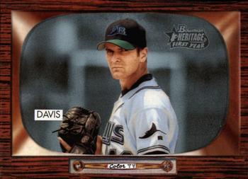 #216 Wade Davis - Tampa Bay Devil Rays - 2004 Bowman Heritage Baseball