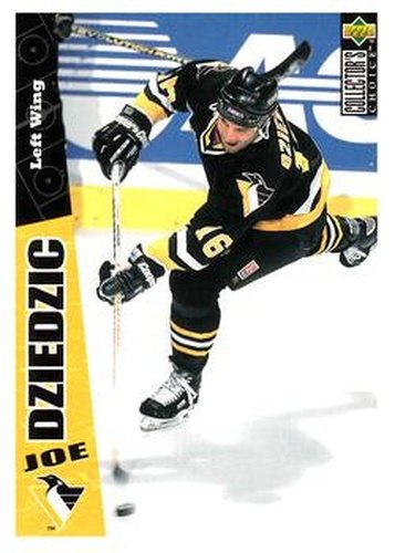 #216 Joe Dziedzic - Pittsburgh Penguins - 1996-97 Collector's Choice Hockey