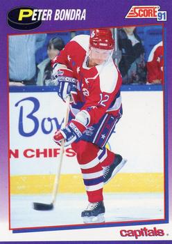 #216 Peter Bondra - Washington Capitals - 1991-92 Score American Hockey