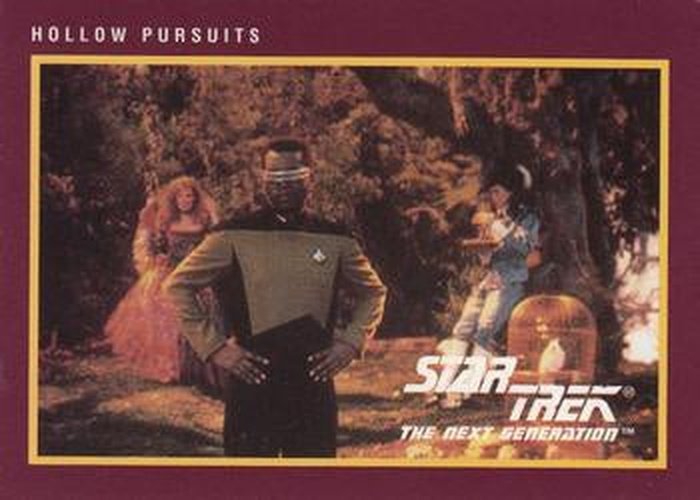 #216 Hollow Pursuits - 1991 Impel Star Trek 25th Anniversary