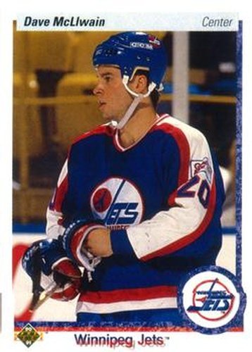 #216 Dave McLlwain - Winnipeg Jets - 1990-91 Upper Deck Hockey