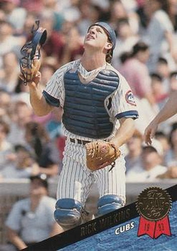 #216 Rick Wilkins - Chicago Cubs - 1993 Leaf Baseball