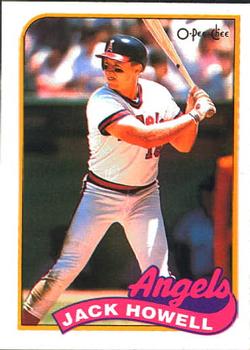 #216 Jack Howell - California Angels - 1989 O-Pee-Chee Baseball