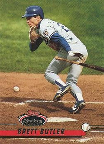 #216 Brett Butler - Los Angeles Dodgers - 1993 Stadium Club Baseball
