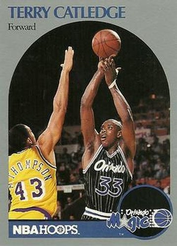 #216 Terry Catledge - Orlando Magic - 1990-91 Hoops Basketball