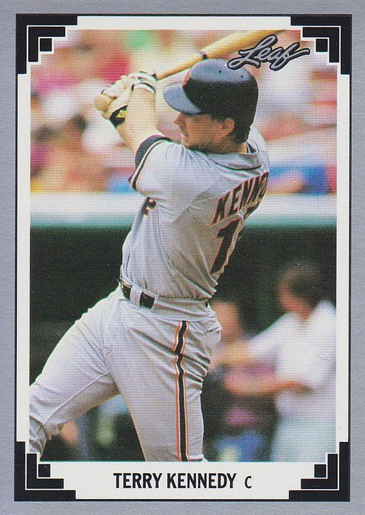 #216 Terry Kennedy - San Francisco Giants - 1991 Leaf Baseball