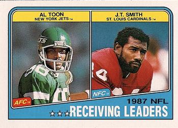 #216 Al Toon / J.T. Smith - New York Jets / St. Louis Cardinals - 1988 Topps Football