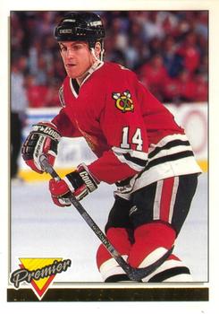 #216 Greg Gilbert - Chicago Blackhawks - 1993-94 O-Pee-Chee Premier Hockey - Gold