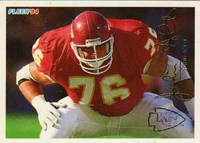 #216 John Alt - Kansas City Chiefs - 1994 Fleer Football