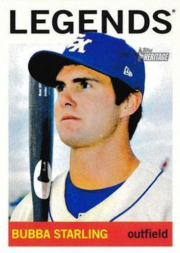 #216a Bubba Starling - Lexington Legends - 2013 Topps Heritage Minor League Baseball