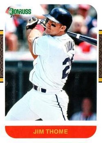 #216 Jim Thome - Cleveland Indians - 2021 Donruss Baseball