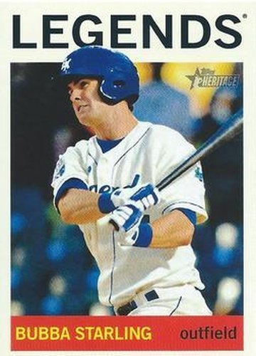 #216b Bubba Starling - Lexington Legends - 2013 Topps Heritage Minor League Baseball
