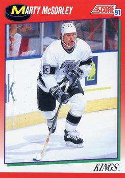 #217 Marty McSorley - Los Angeles Kings - 1991-92 Score Canadian Hockey