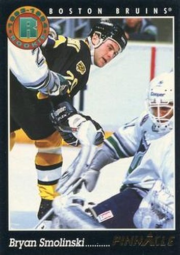#217 Bryan Smolinski - Boston Bruins - 1993-94 Pinnacle Hockey
