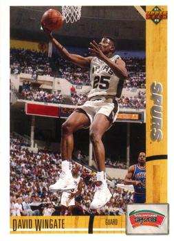 #217 David Wingate - San Antonio Spurs - 1991-92 Upper Deck Basketball