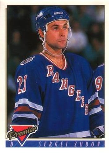 #217 Sergei Zubov - New York Rangers - 1993-94 O-Pee-Chee Premier Hockey