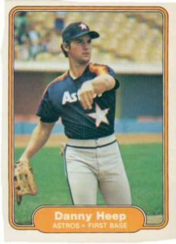 #217 Danny Heep - Houston Astros - 1982 Fleer Baseball