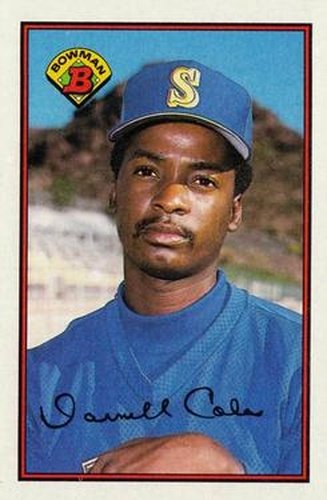 #217 Darnell Coles - Seattle Mariners - 1989 Bowman Baseball